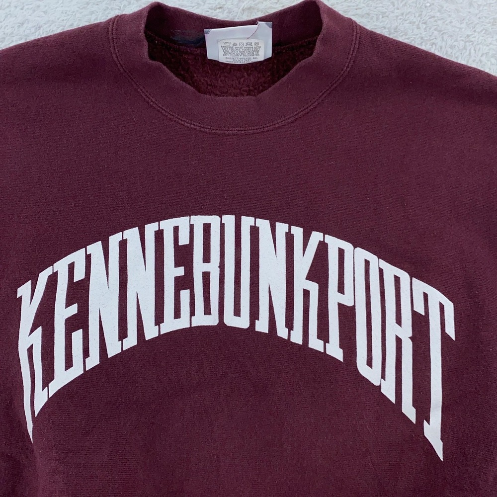 Vintage Kennebunkport Maine Sweatshirt Mens Small Crewneck‎ Pullover USA 90s